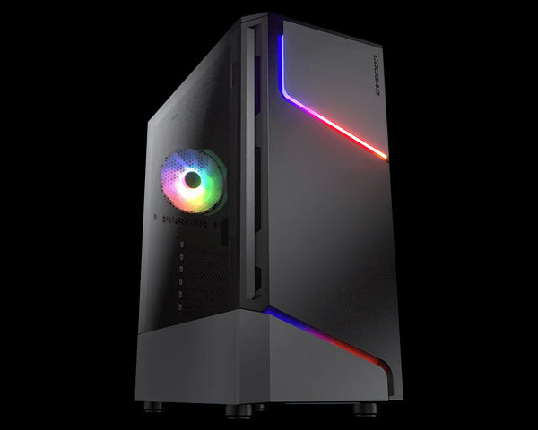 Cougar MX360 RGB Mid Tower Case (1x 120mm ARGB Fan Included Included) - Anigma